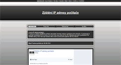 Desktop Screenshot of moje-ip-adresa-pocitace.herni.info