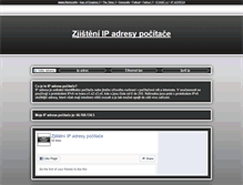 Tablet Screenshot of moje-ip-adresa-pocitace.herni.info